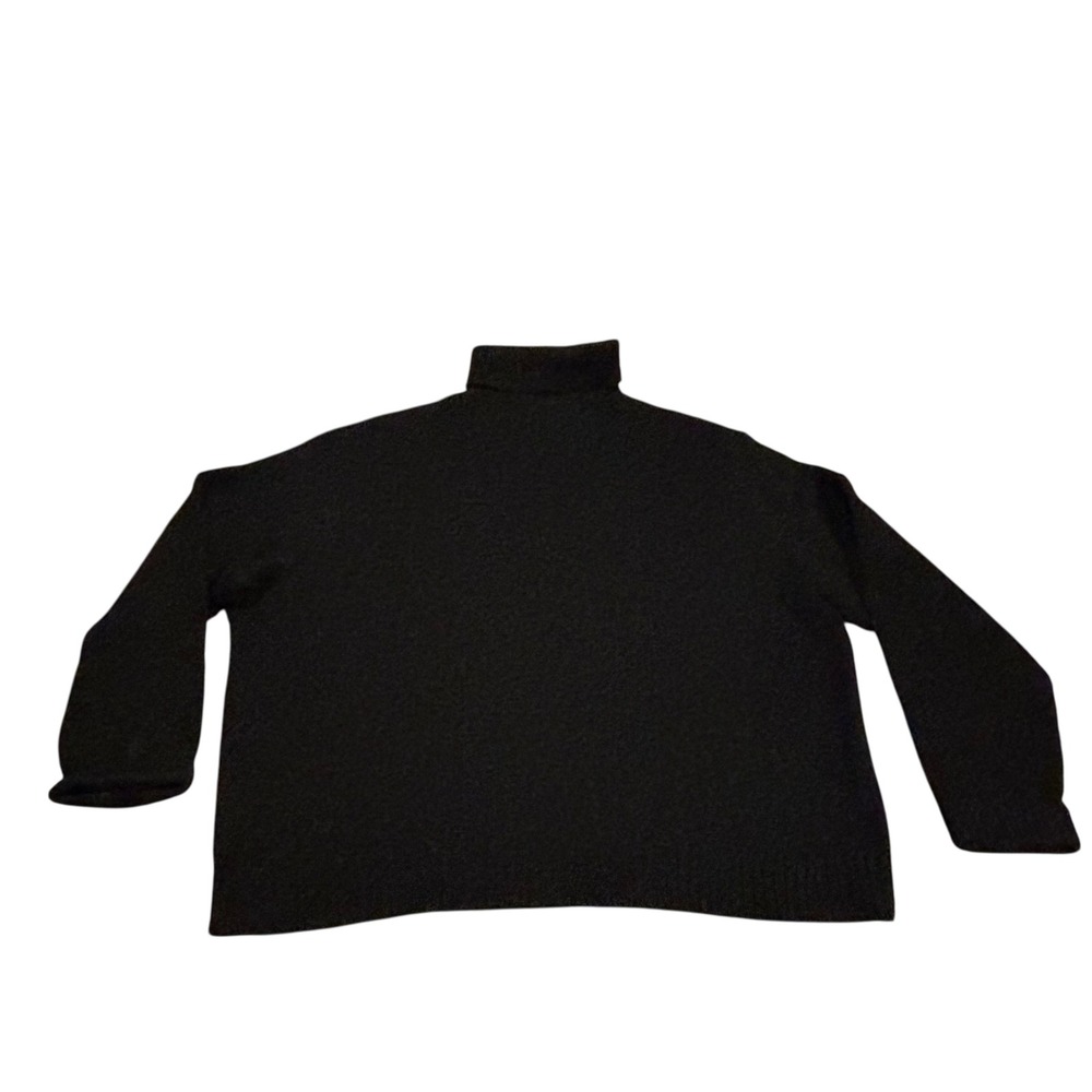 Polo by Ralph Lauren Men's Black Lambswool Turtle Neck Sweater Dog XXL Vintage - Picture 6 of 10